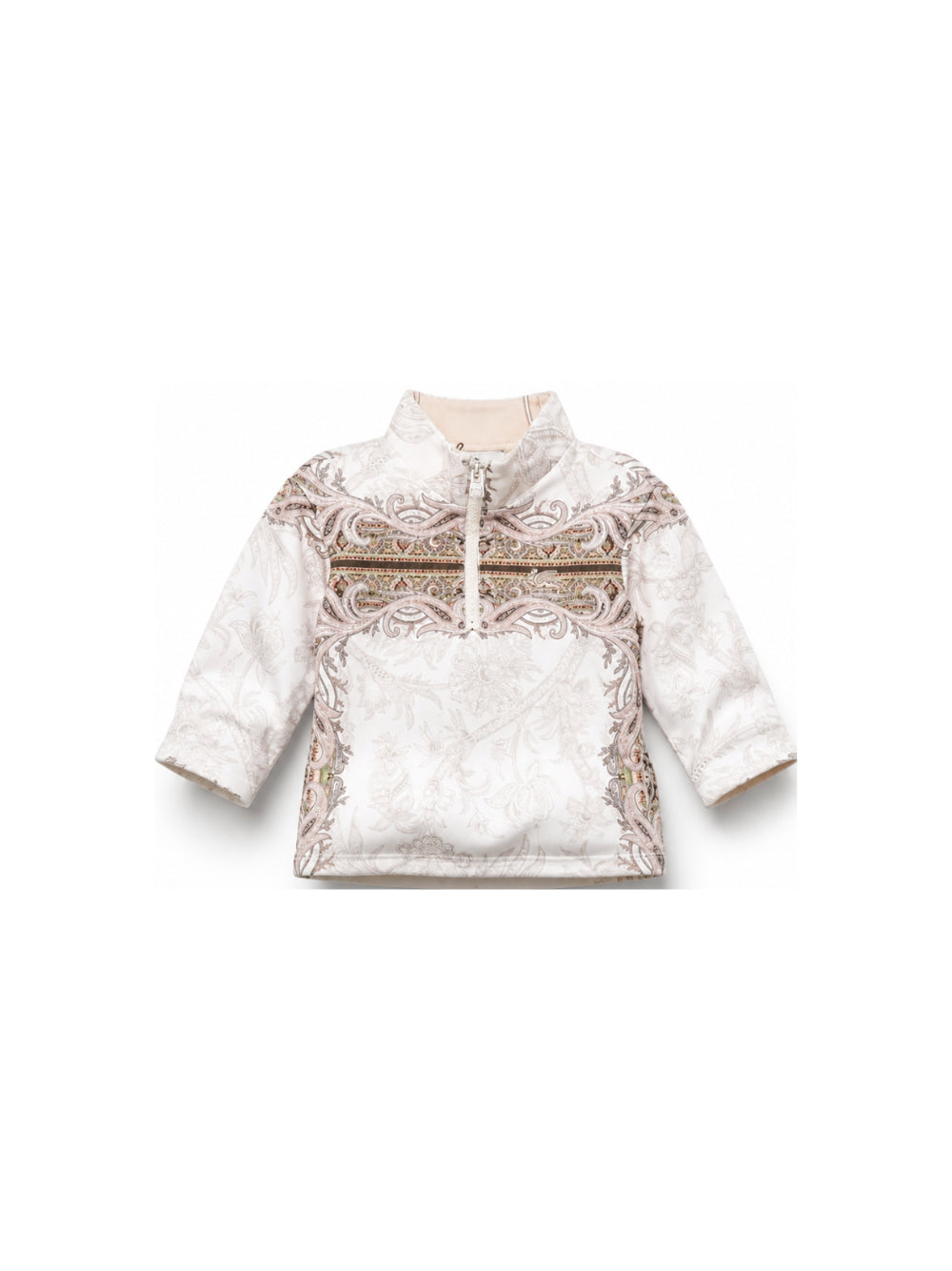 Felpa per neonata Etro Kids beige con scollo alto GZ4320 Z3694 115MC ETRO KIDS 
