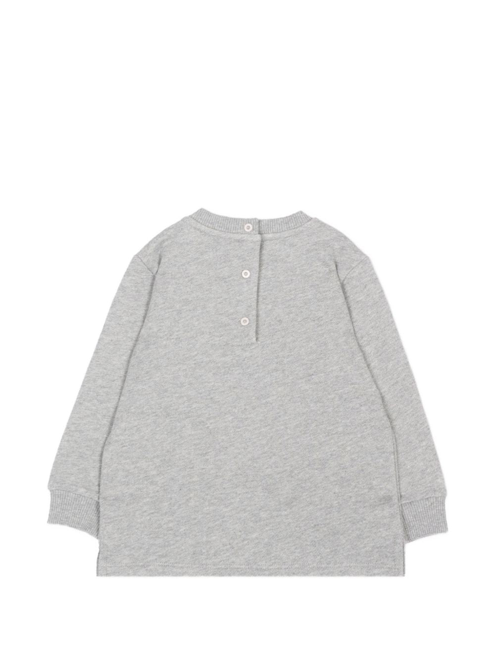 Felpa per neonato Etro Kids grigia con stampa orsetto sul davanti GZ4500 Z3188 806 ETRO KIDS 