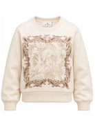 Felpa per bambino Etro Kids beige con stampa Paisley sul davanti GZ4A30 Z3183 115 ETRO KIDS 