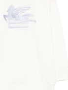 Felpa per bambino Etro Kids bianca con motivo Pegaso GZ4H10 Z3183 102 ETRO KIDS 