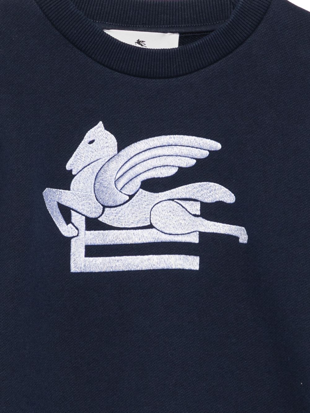 Felpa per bambino Etro Kids blu con motivo Pegaso GZ4H10 Z3183 617 ETRO KIDS 