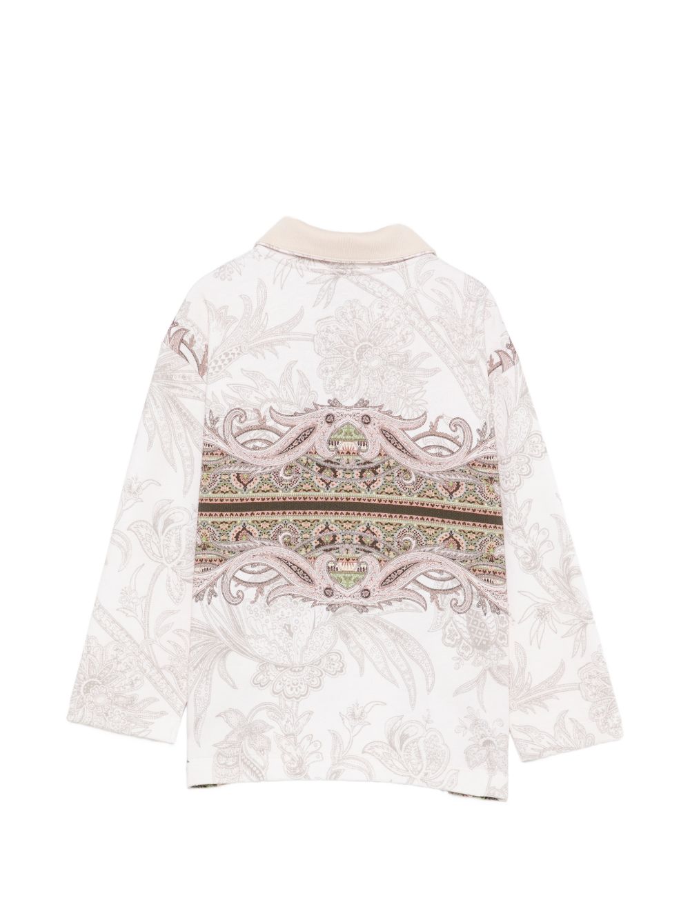 T-shirt per bambino Etro Kids bianca con stampa Paisley all-over GZ4H20 Z3694 115MC ETRO KIDS 