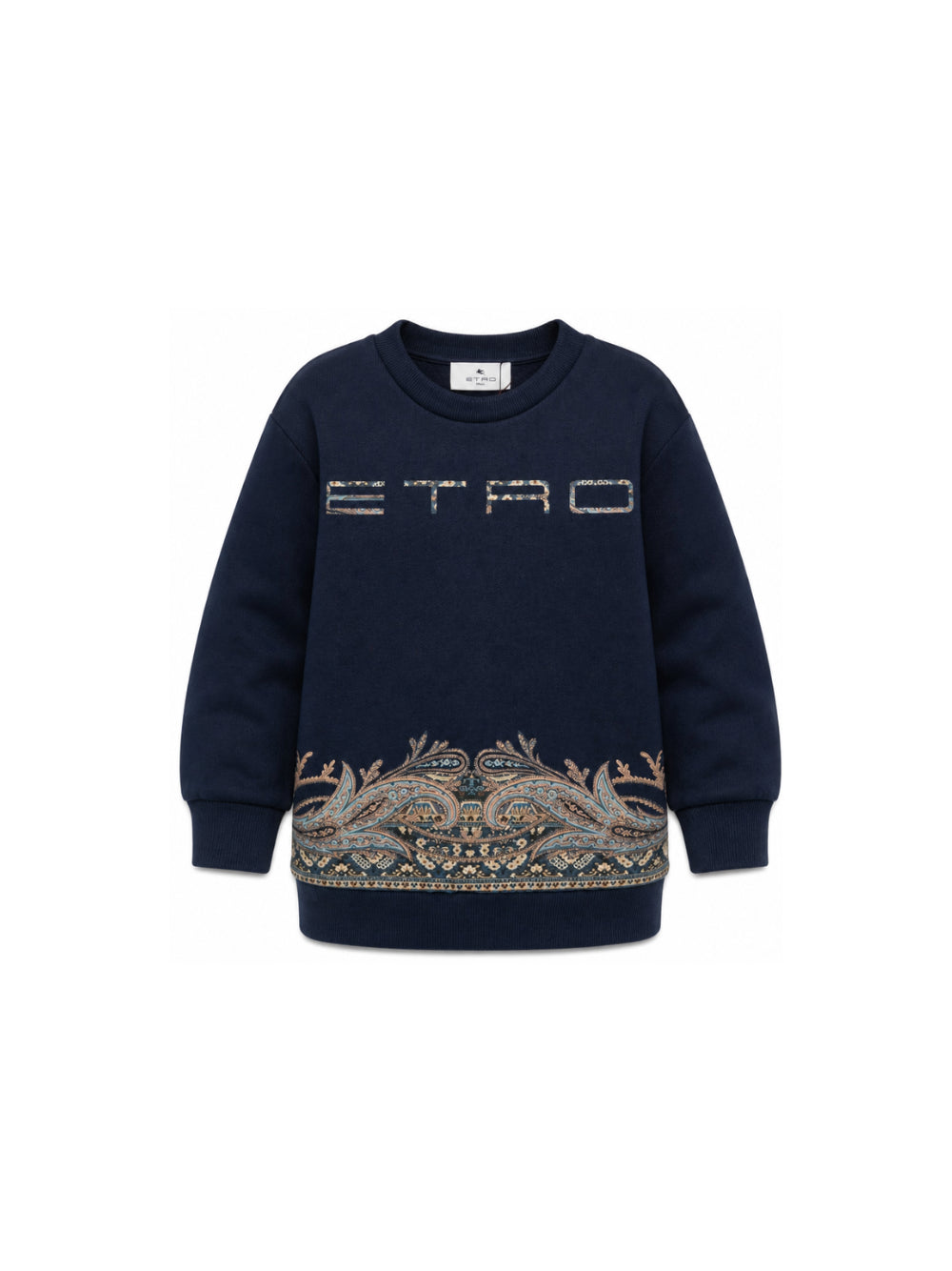 Felpa per bambino Etro Kids blu con stampa Paisley GZ4H30 Z3183 617 ETRO KIDS 