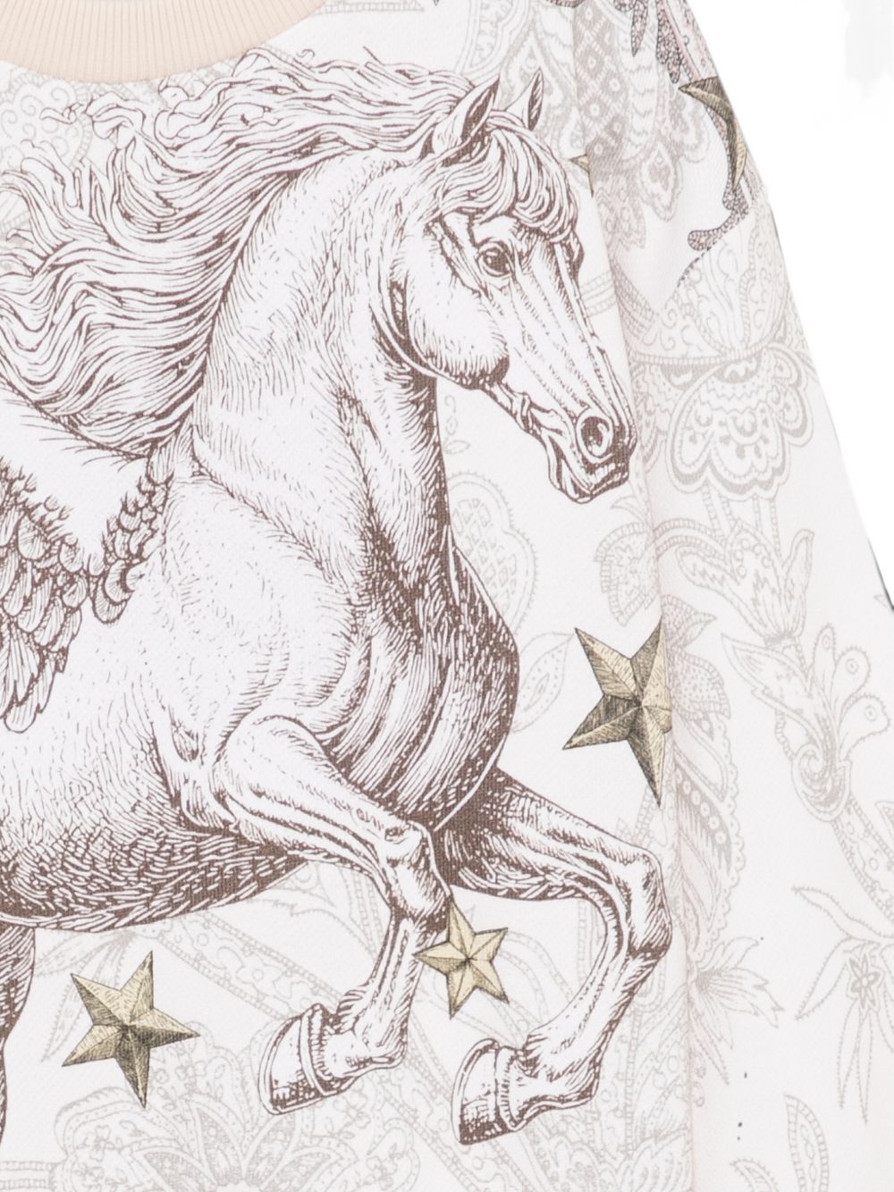 Felpa per bambino Etro Kids bianca con stampa paisley GZ4H40 Z3694 115MC ETRO KIDS 