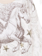 Felpa per bambino Etro Kids bianca con stampa paisley GZ4H40 Z3694 115MC ETRO KIDS 