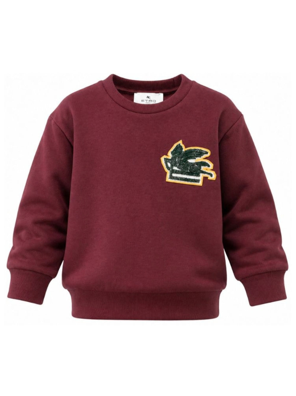 Felpa per bambino Etro Kids bordeaux con motivo Pegaso GZ4P50 Z3183 530 ETRO KIDS 