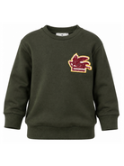 Felpa per bambino Etro Kids verde con motivo Pegaso GZ4P50 Z3183 70J ETRO KIDS 