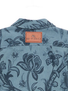 Camicia per neonato Etro Kids blu con patch logo sul retro GZ5320 V0197 623BL ETRO KIDS 