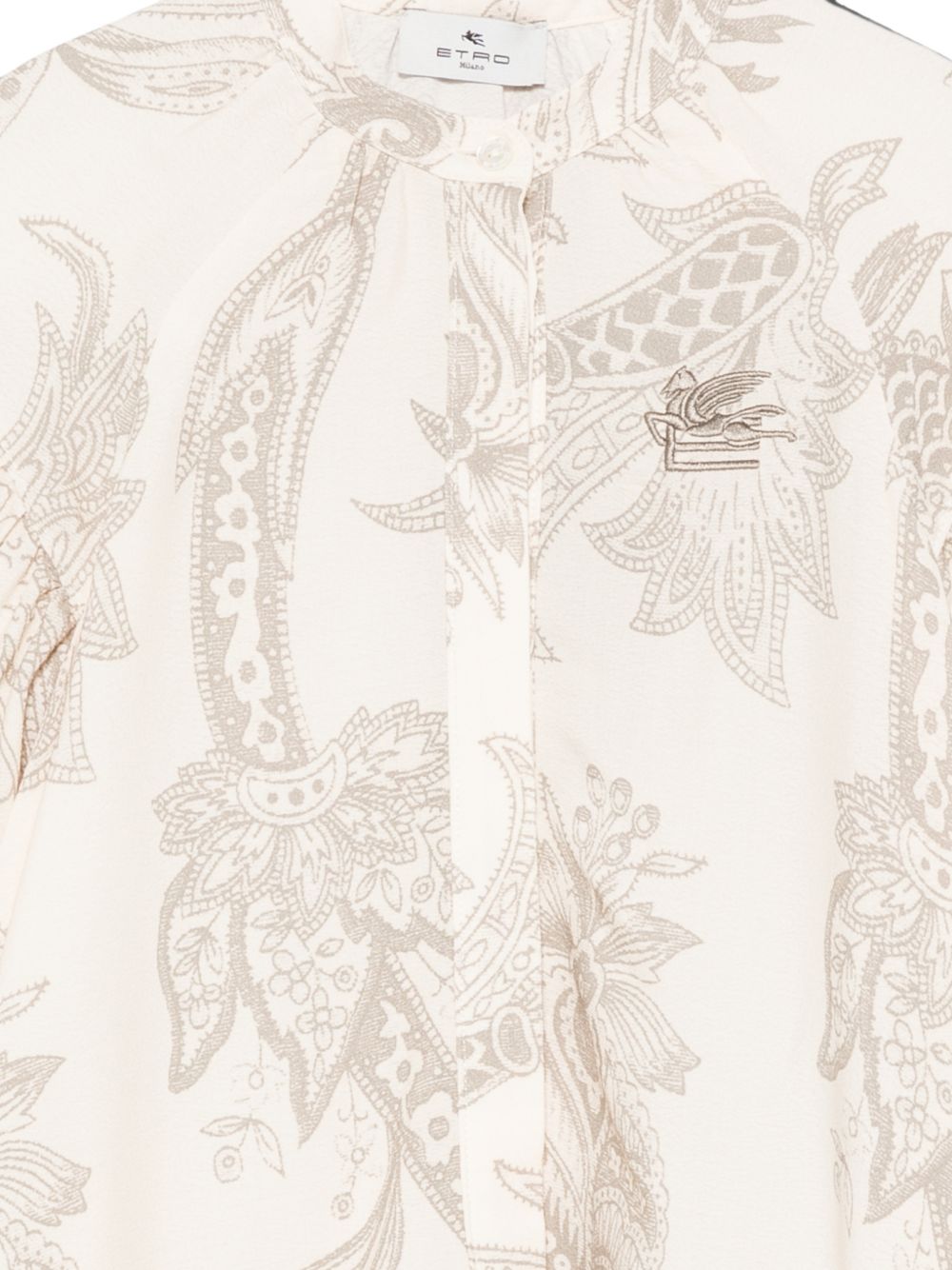 Abito per bambina Etro Kids beige con stampa Paisley all-over GZ5A30 K0323 102BG ETRO KIDS 