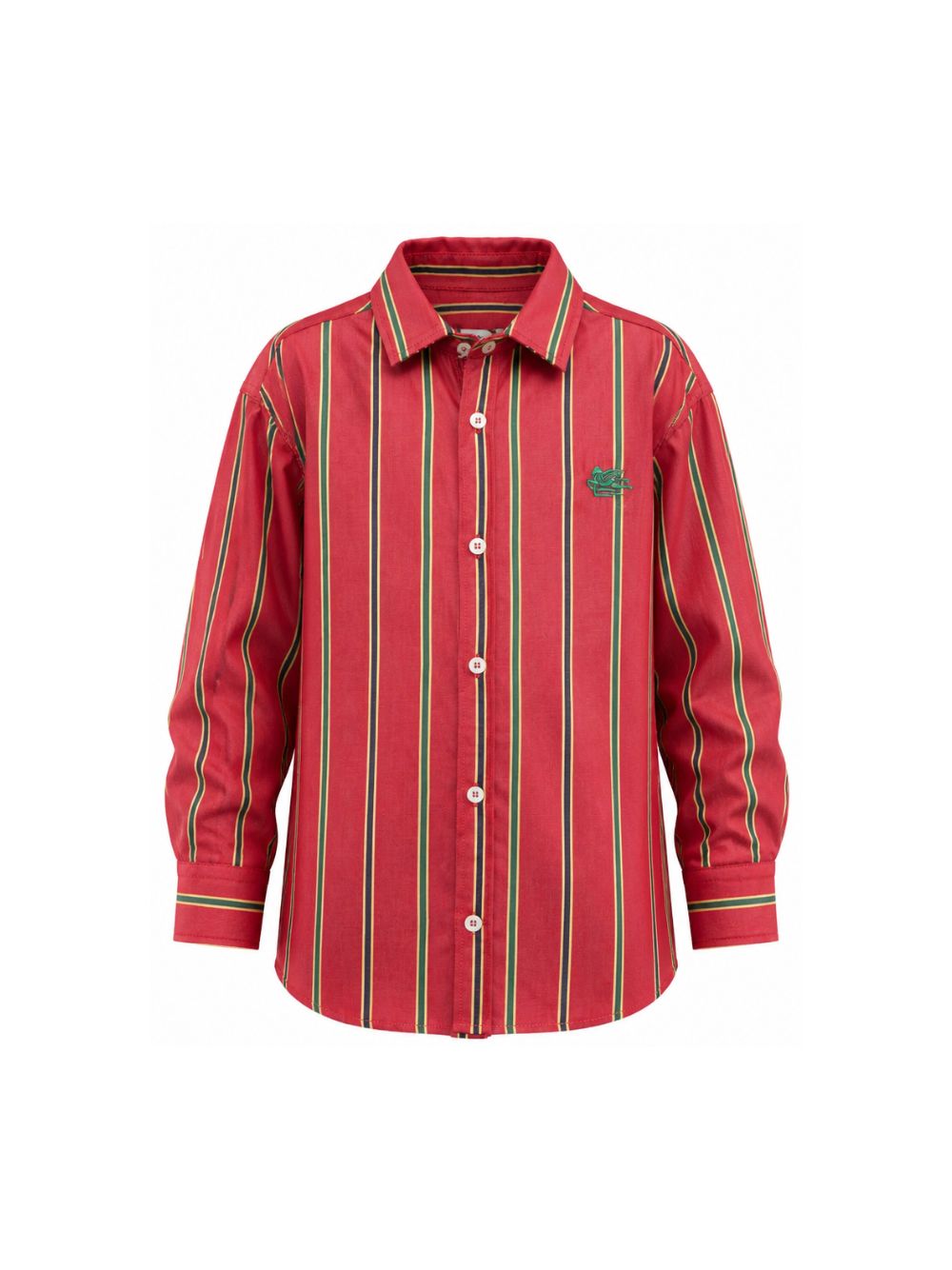 Camicia Pegaso per bambino Etro Kids rosso con motivo a righe GZ5H10 P0622 52CVE ETRO KIDS 
