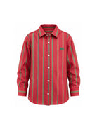 Camicia Pegaso per bambino Etro Kids rosso con motivo a righe GZ5H10 P0622 52CVE ETRO KIDS 