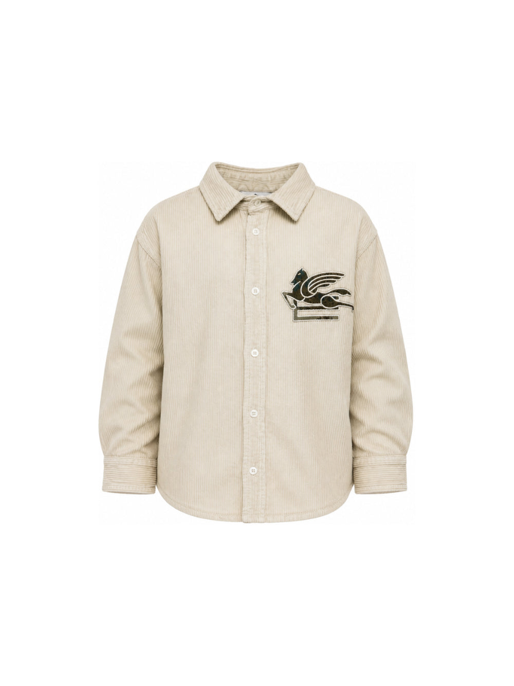 Camicia per bambino Etro Kids beige con ricamo Pegaso sul davanti GZ5H30 Z4073 108 ETRO KIDS 