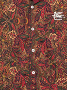Camicia per bambino Etro Kids rossa con stampa Paisley all-over GZ5H40 P0632 418MC ETRO KIDS 