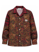 Camicia per bambino Etro Kids rossa con stampa Paisley all-over GZ5H40 P0632 418MC ETRO KIDS 