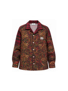 Camicia per bambino Etro Kids rossa con stampa Paisley all-over GZ5H40 P0632 418MC ETRO KIDS 