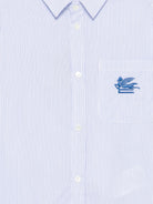 Camicia per bambino Etro Kids azzurra con design a righe GZ5H50 P0639 100BL ETRO KIDS 