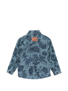 Camicia per bambino Etro Kids blu con stampa Paisley all-over GZ5H60 V0197 623BL ETRO KIDS 