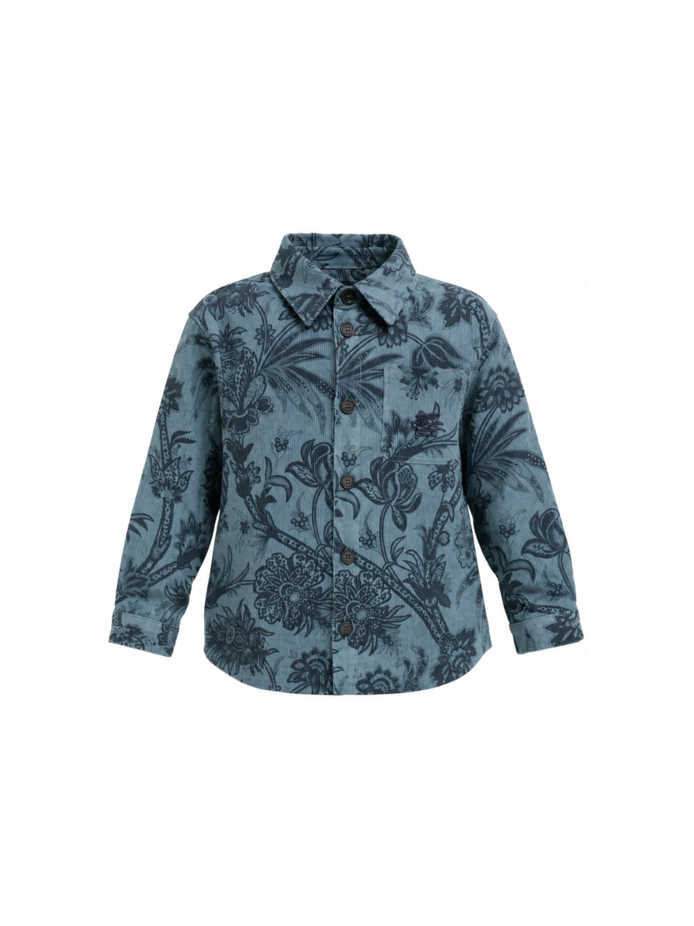 Camicia per bambino Etro Kids blu con stampa Paisley all-over GZ5H60 V0197 623BL ETRO KIDS 