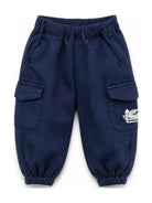 Pantaloni per neonato Etro Kids blu con ricamo Pegaso sul davanti GZ6300 G0219 617 ETRO KIDS 