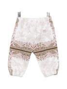 Pantaloni per neonato Etro Kids beige con stampa Paisley all-over GZ6320 Z3694 115MC ETRO KIDS 