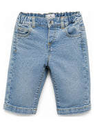 Pantaloni per neonato Etro Kids azzurri in tessuto denim GZ6500 Z3664 626 ETRO KIDS 