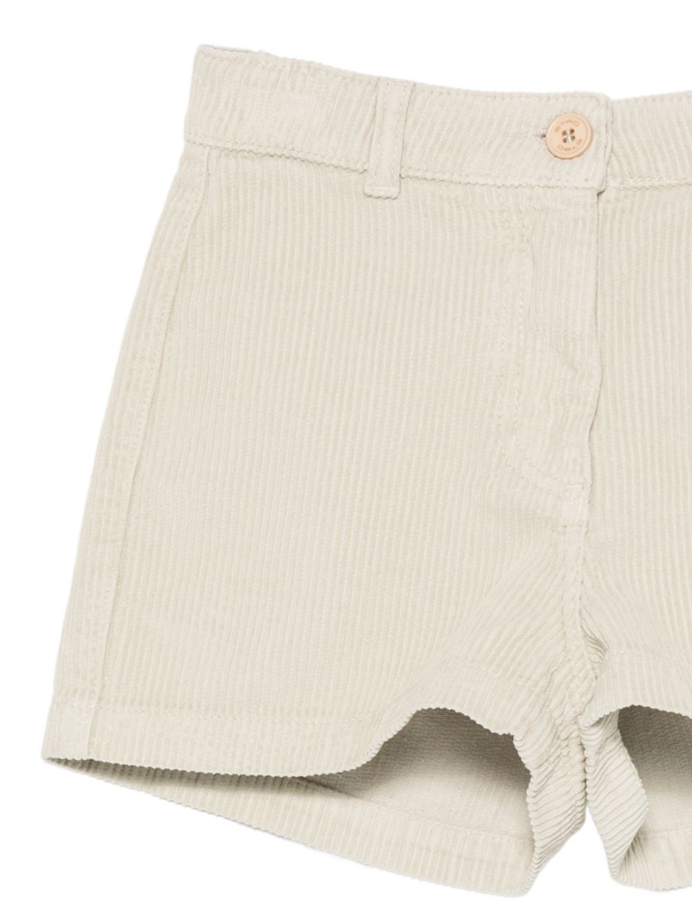 Shorts per bambina Etro Kids beige con trama a coste GZ6A59 Z4073 108 ETRO KIDS 