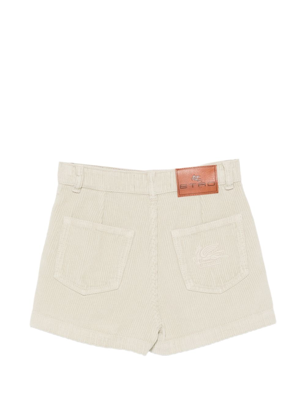Shorts per bambina Etro Kids beige con trama a coste GZ6A59 Z4073 108 ETRO KIDS 