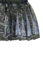 Gonna per neonata Etro Kids verde con stampa Paisley all-over GZ7000 K0307 719BL ETRO KIDS 