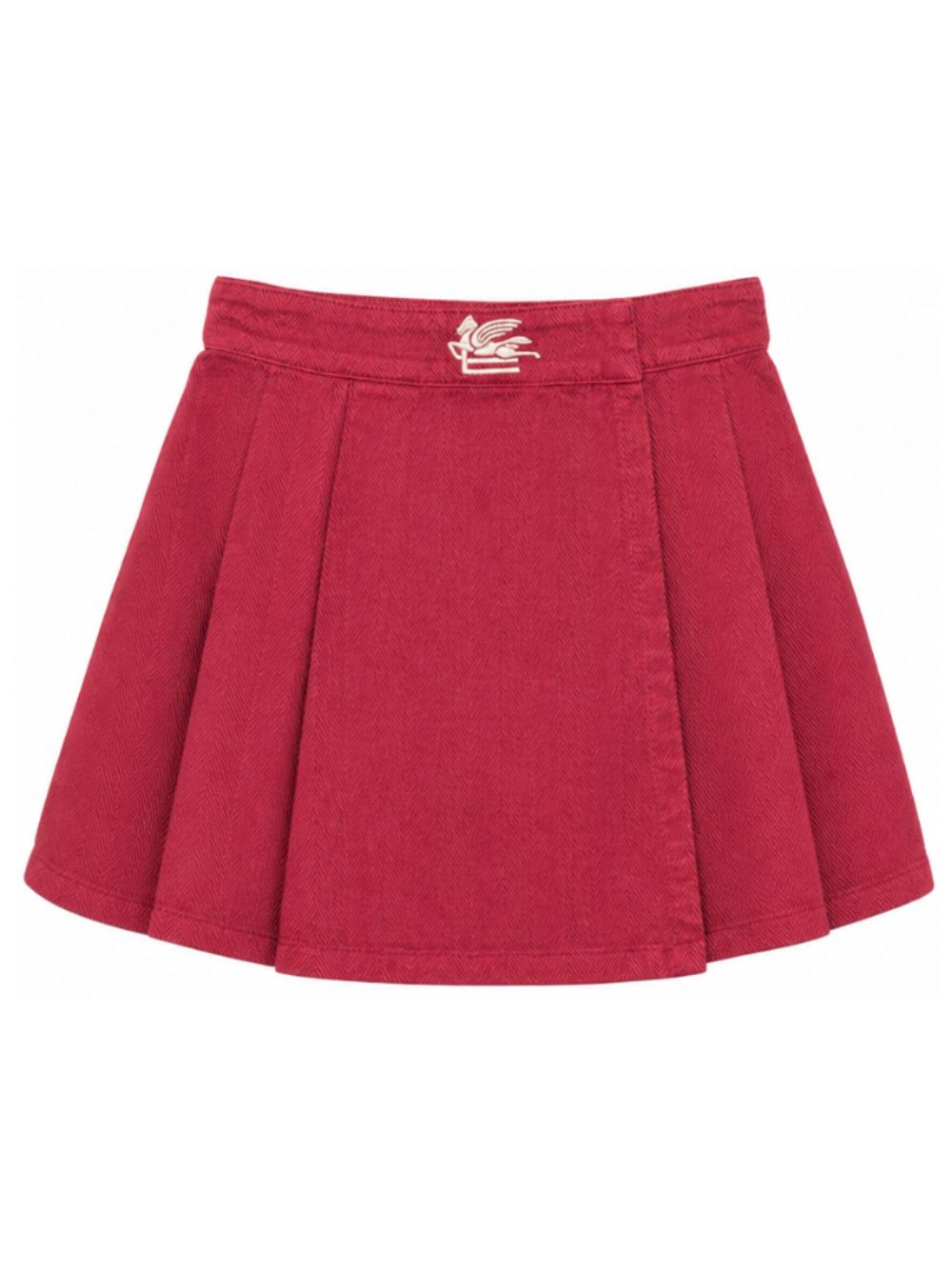 Gonna per bambina Etro Kids rossa con ricamo Pegaso sul davanti GZ7A20 G0219 52C ETRO KIDS 