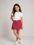Gonna per bambina Etro Kids rossa con ricamo Pegaso sul davanti GZ7A20 G0219 52C ETRO KIDS 
