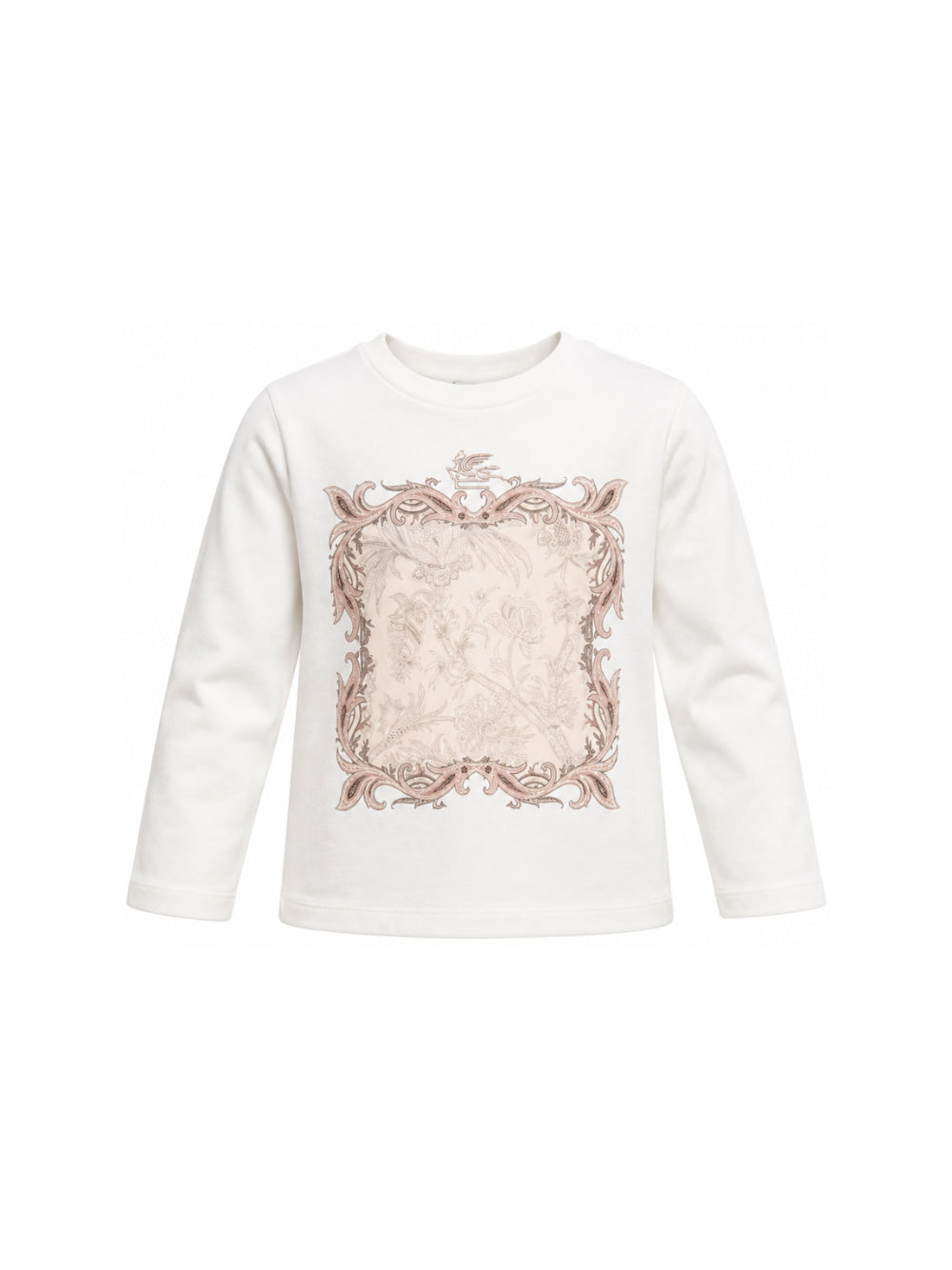T-shirt per bambino Etro Kids bianca con stampa Paisley sul davanti GZ8A90 Z3672 102 ETRO KIDS 