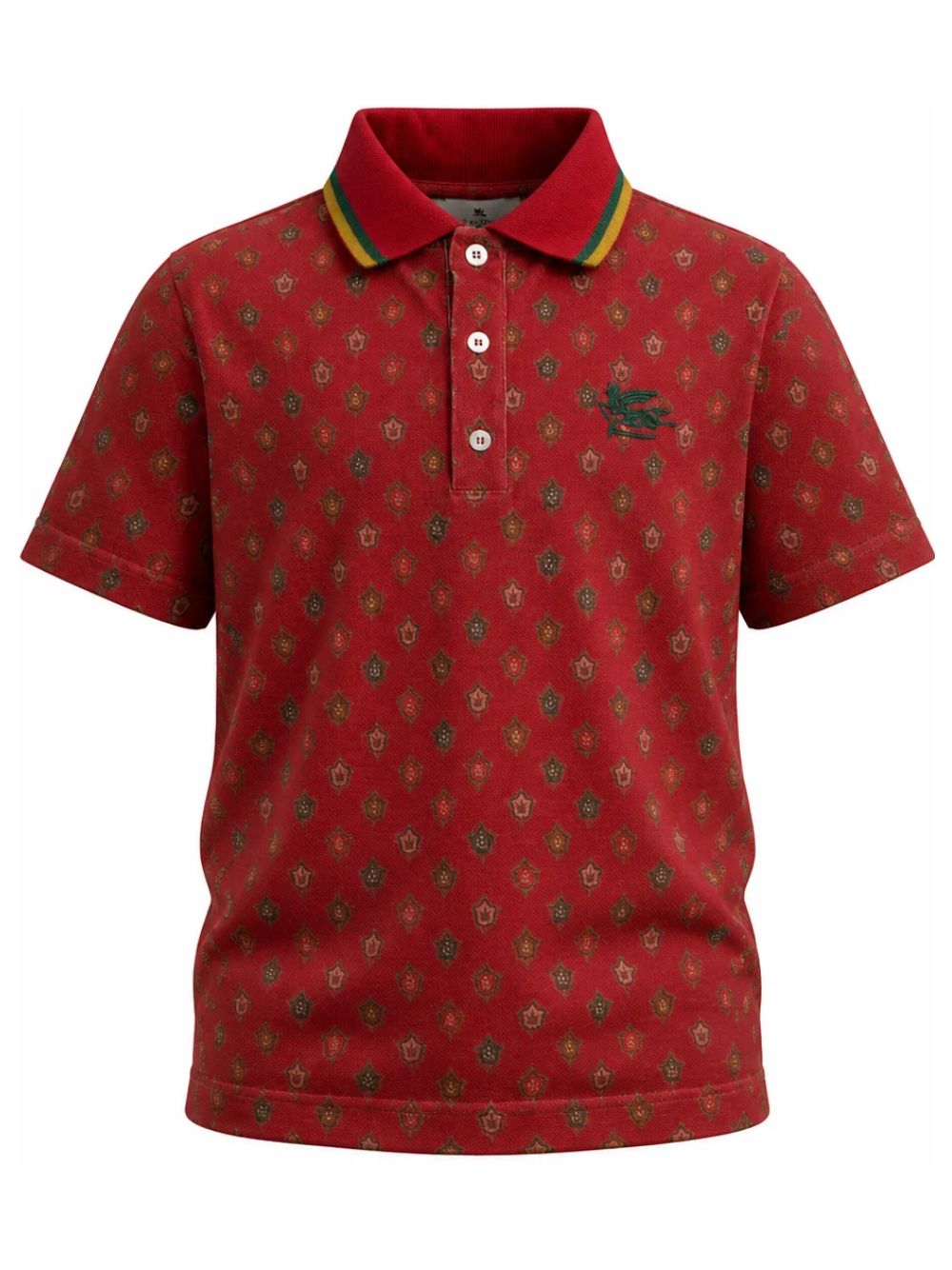 T-shirt per bambino Etro Kids rossa con stampa floreale all-over GZ8H31 Z4106 52CMC ETRO KIDS 
