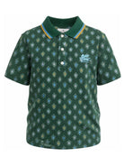 T-shirt per bambino Etro Kids verde con stampa floreale all-over GZ8H31 Z4106 719MC ETRO KIDS 