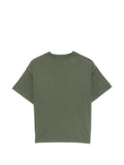 T-shirt per bambino Etro Kids verde con ricamo Pegaso sul davanti GZ8P51 Z3672 70J ETRO KIDS 