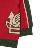 Maglione per neonato Etro Kids rosso con ricamo Pegaso GZ9500 Z2312 419 ETRO KIDS 