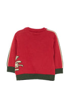 Maglione per neonato Etro Kids rosso con ricamo Pegaso GZ9500 Z2312 419 ETRO KIDS 