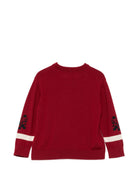Maglione per bambino Etro Kids rosso con motivo Pegaso ricamato GZ9P00 Z4117 418 ETRO KIDS 
