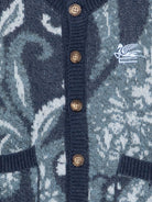 Cardigan per bambino Etro Kids blucon stampa Paisley all-over GZ9P30 W0002 617 ETRO KIDS 