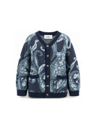 Cardigan per bambino Etro Kids blucon stampa Paisley all-over GZ9P30 W0002 617 ETRO KIDS 