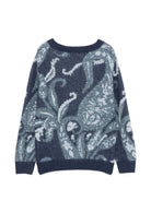 Cardigan per bambino Etro Kids blucon stampa Paisley all-over GZ9P30 W0002 617 ETRO KIDS 