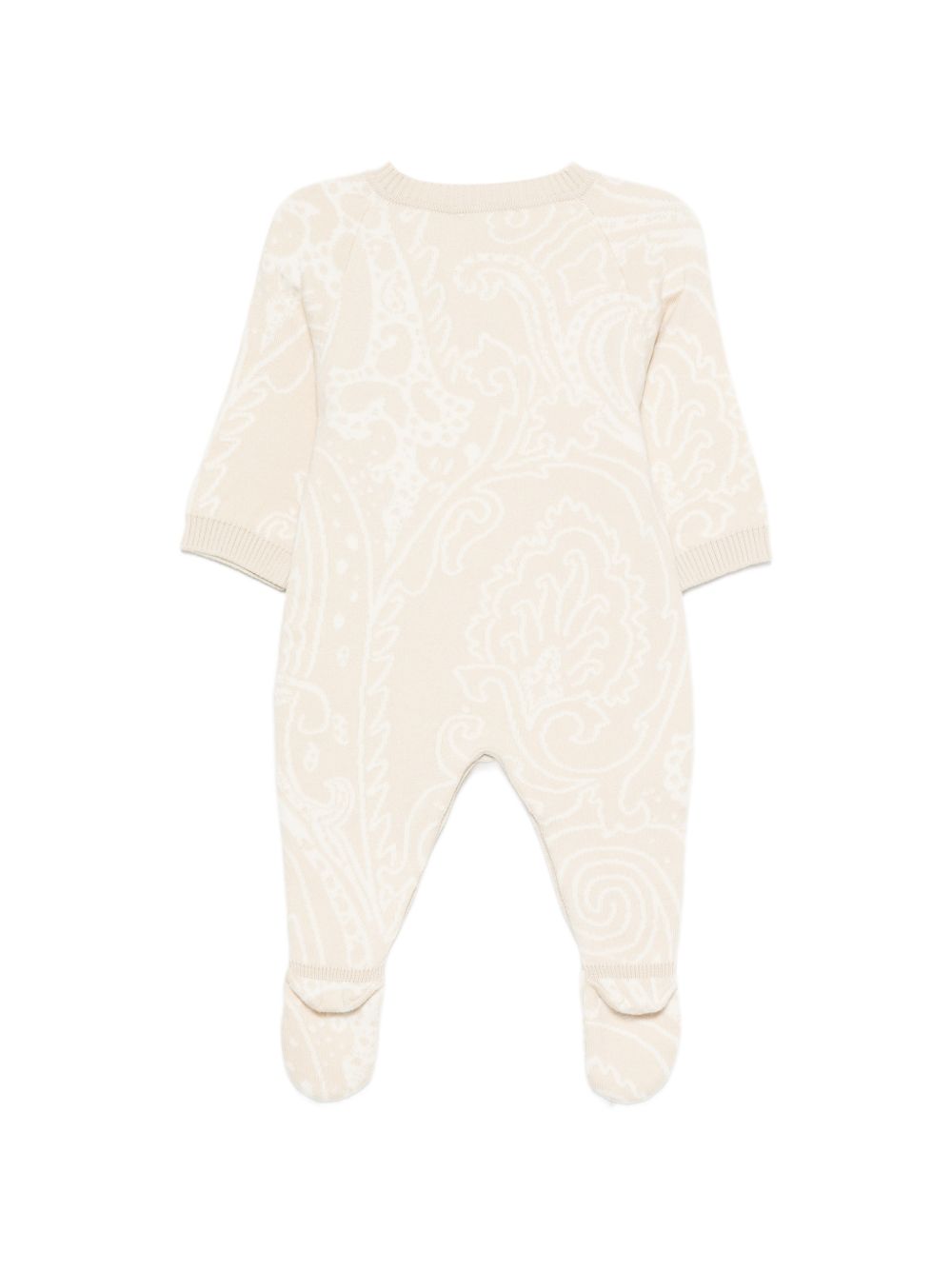 Tutina per neonati Etro Kids beige con motivo paisley GZB500 Z1376 185 ETRO KIDS 