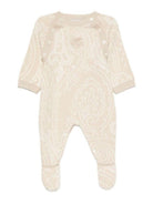 Tutina per neonati Etro Kids beige con motivo paisley GZB500 Z1376 185 ETRO KIDS 