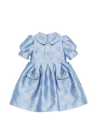 Abito per neonata Elie Saab Kids azzurro con motivo floreale EGAB042TS1133 LTB ElIE SAAB KIDS 