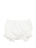 Abito per neonata Elie Saab Kids crema con strato in pizzo EGAB045TS1162 CRM ElIE SAAB KIDS 