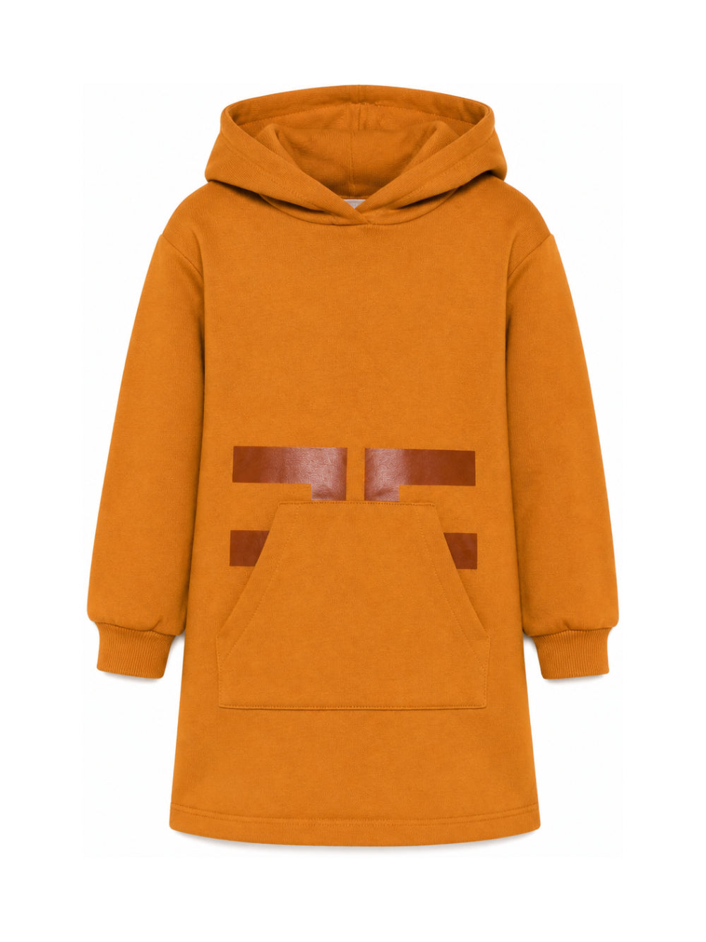 Abito per bambina Elisabetta Franchi La Mia Bambina giallo con logo EFAB677CFF017 7005 ElISABETTA FRANCHI KIDS 