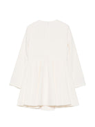 Abito per bambina Elisabetta Franchi La Mia Bambina bianco con decorazione EFAB6790GA022 0067 ElISABETTA FRANCHI KIDS 
