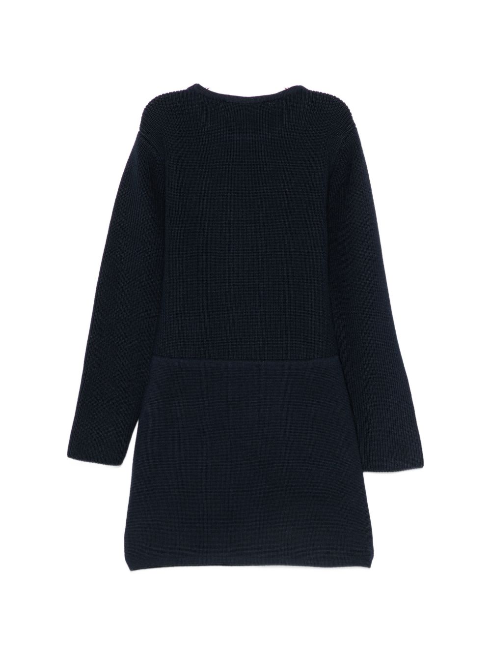 Abito per bambina Elisabetta Franchi La Mia Bambina blu con dettagli color oro EFAB681CFL159 4462 ElISABETTA FRANCHI KIDS 