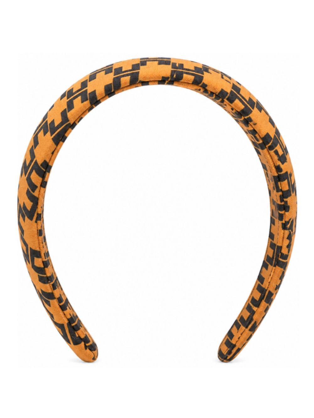 Cerchietto per capelli per bambina Elisebetta Franchi La Mia Bambina gialla con logo all-over EFAV1080GA039 D576 ElISABETTA FRANCHI KIDS 