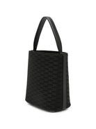 Borsa a spalla per bambina Elisabetta Franchi La Mia Bambina nera con monogramma all-over EFBO121CTV157 N000 ElISABETTA FRANCHI KIDS 