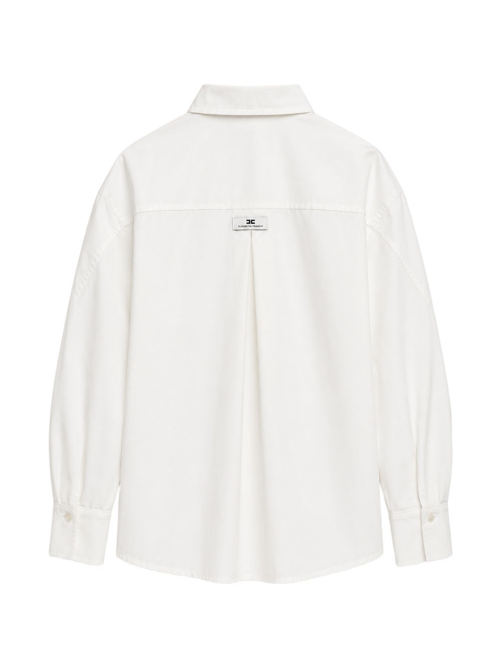 Camicia per bambina Elisabetta Franchi La Mia Bambina bianca con perline EFCA2980CA235 0004 ElISABETTA FRANCHI KIDS 